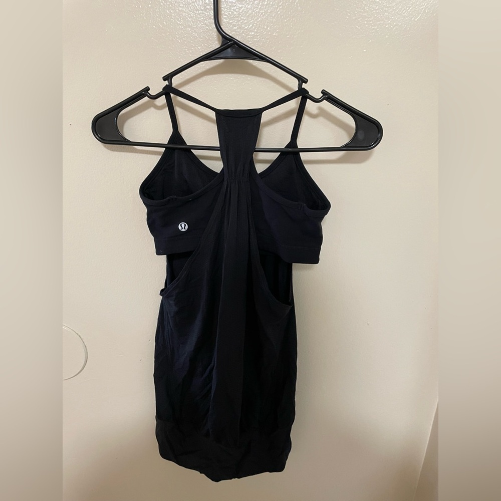 ✨Lululemon No Limits Black Tank Top Size 2 - Picture 6 of 9
